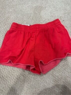 Garage Bright Red Women's Sweatpants Shorts